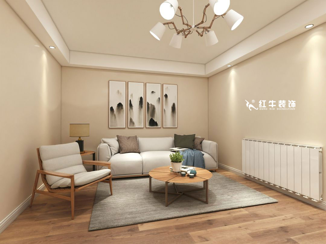 蔣琛_九條巷106㎡現(xiàn)代風(fēng)“養(yǎng)老房”裝修，給設(shè)計(jì)做減法！04客廳+logo