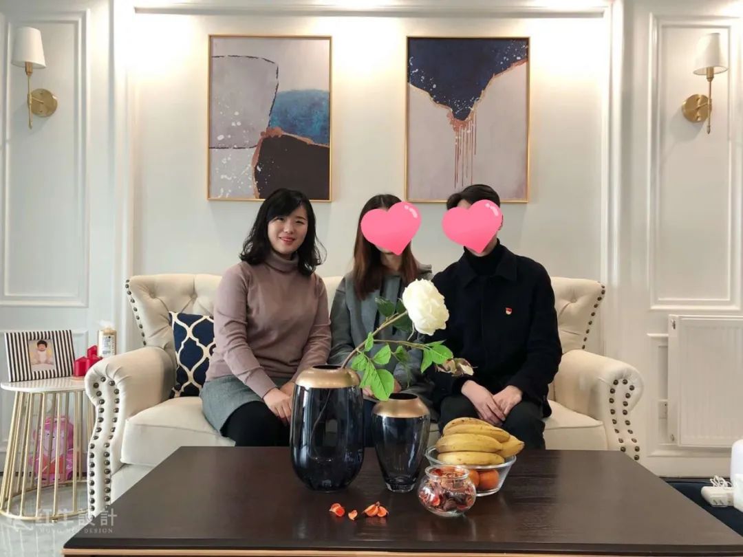 85后夫婦的美式輕奢家，起名“海藍之謎”！01設(shè)計師與業(yè)主的合照