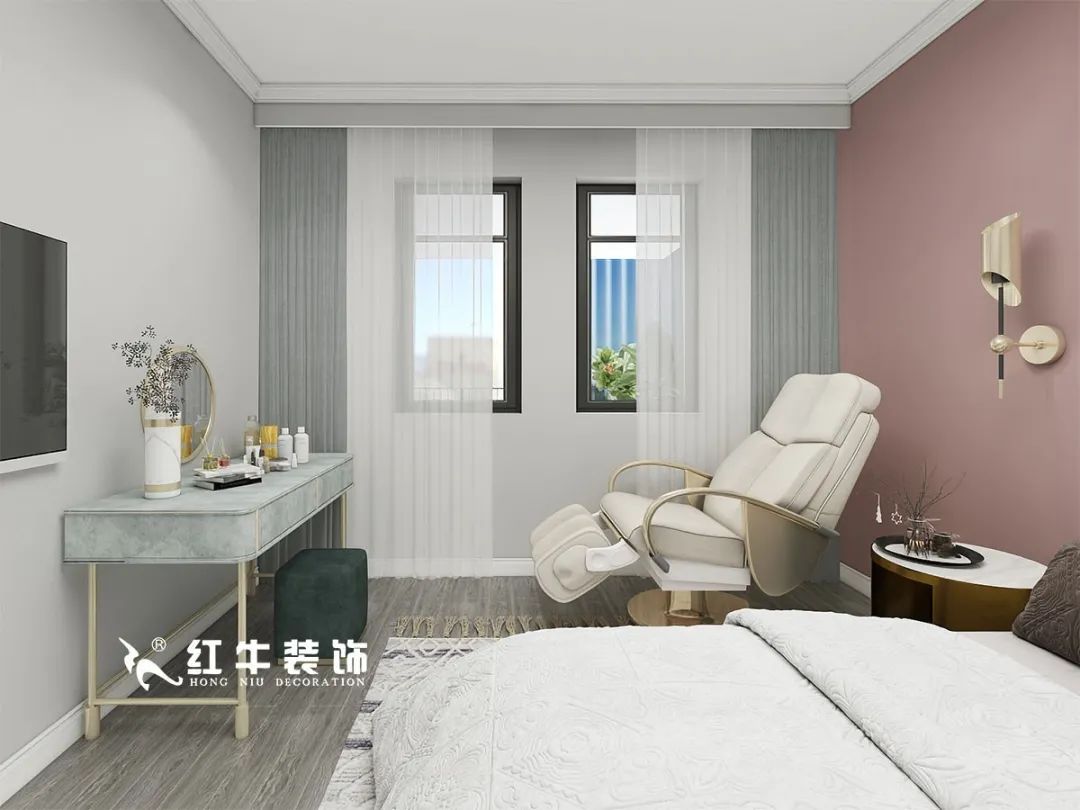 劉萍萍_仙龍灣山莊90㎡輕奢風(fēng)格｜加入一點(diǎn)金屬線條，這個(gè)家高級(jí)又溫柔！09
